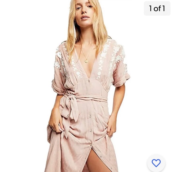 Free People Women’s Love to Love You Embroidered Dress X Small - Picture 11 of 16